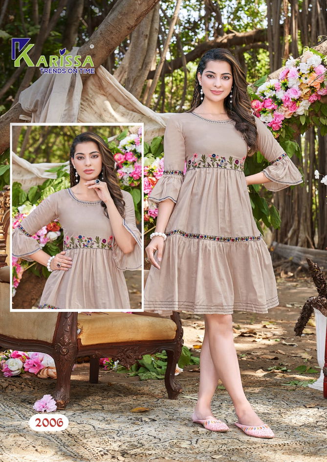 Piu By Karissa 2001-2006 Party Wear Kurtis Catalog